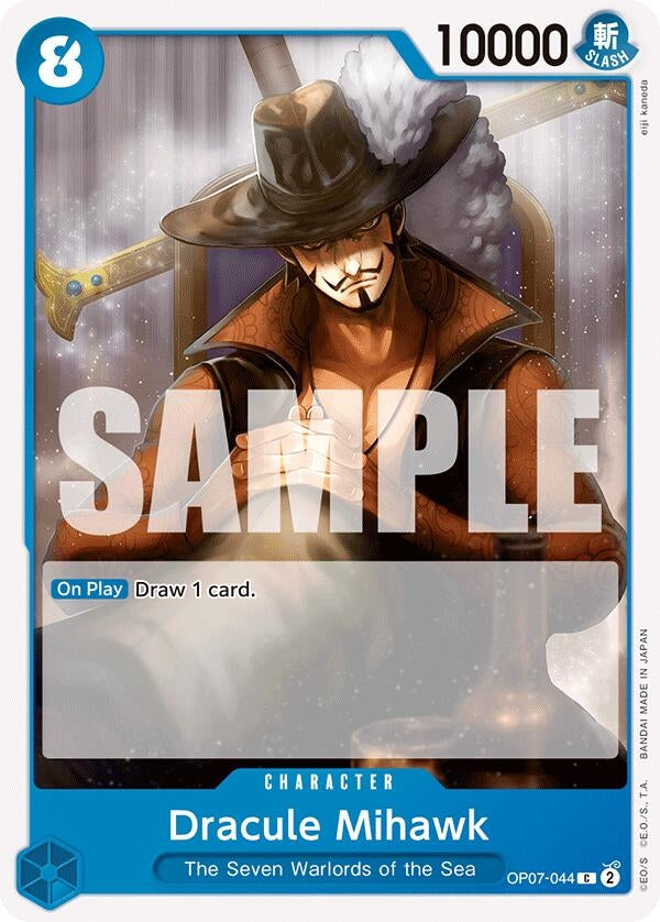 Image for Dracule Mihawk (OP07-044) (500 Years in the Future) - One Piece Card Game