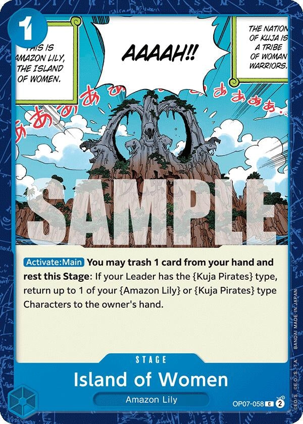 Image for Island of Women (OP07-058) (500 Years in the Future) - One Piece Card Game