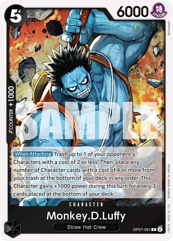 Image for Monkey.D.Luffy (091) (OP07-091) (500 Years in the Future) - One Piece Card Game