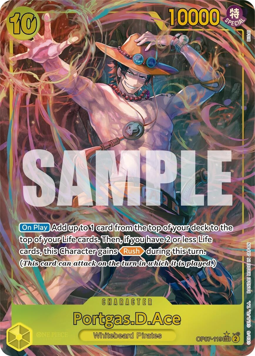 Portgas.D.Ace (119) (Parallel) (OP07-119) (500 Years in the Future)
