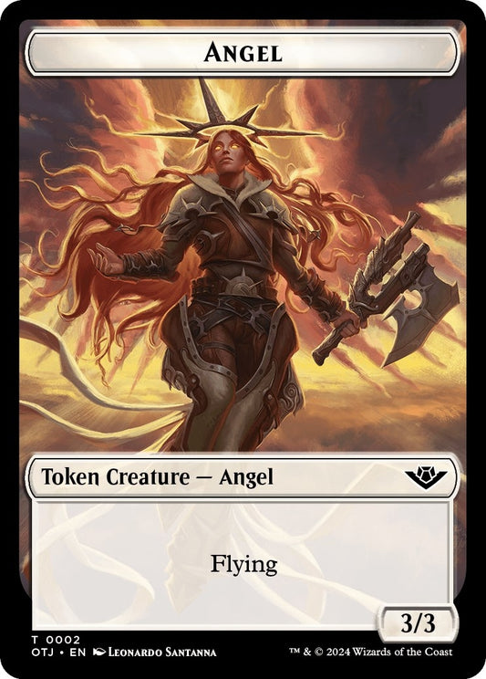 Image for Angel Token (2) (Outlaws of Thunder Junction) - Magic: The Gathering