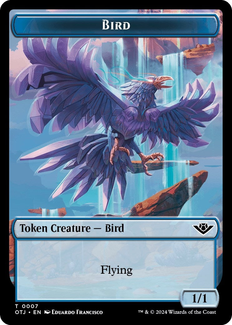 Image for Bird // Plot Double-Sided Token (7 // 20) (Outlaws of Thunder Junction) - Magic: The Gathering