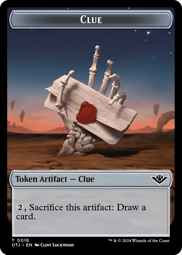 Image for Clue Token (16) (Outlaws of Thunder Junction) - Magic: The Gathering