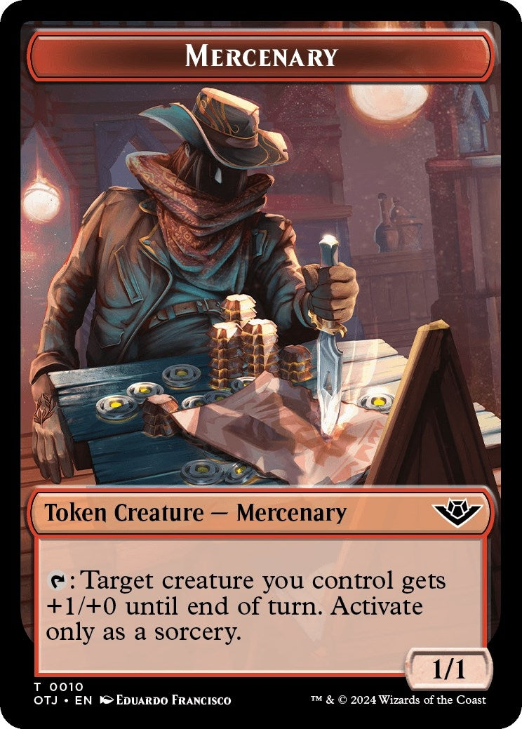 Mercenary // Map Double-Sided Token (10 // 7) (Outlaws of Thunder Junction)