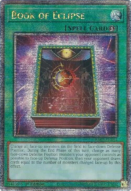 Book of Eclipse (Quarter Century Secret Rare) (RA02-EN054) (25th Anniversary Rarity Collection II)