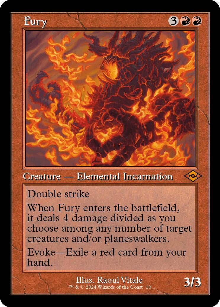 Fury (Retro Frame) (10) (Modern Horizons 2)