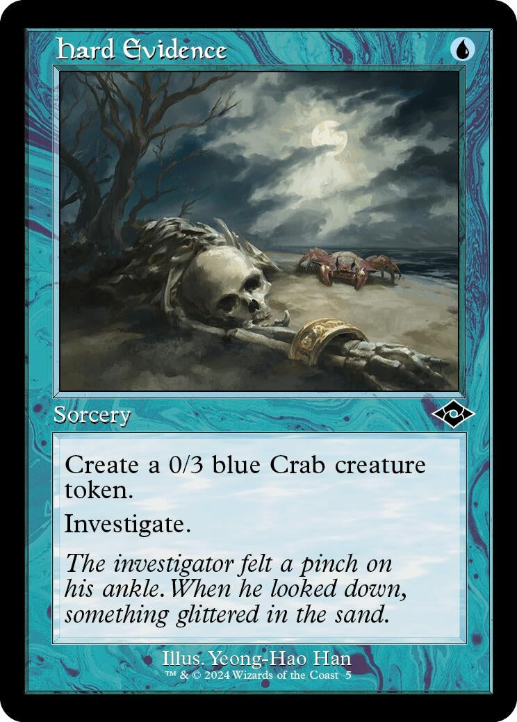 Image for Hard Evidence (Retro Frame) (5) (Modern Horizons 2) - Magic: The Gathering