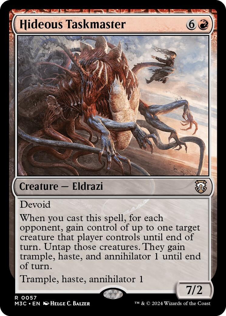 Image for Hideous Taskmaster (57) (Modern Horizons 3) - Magic: The Gathering