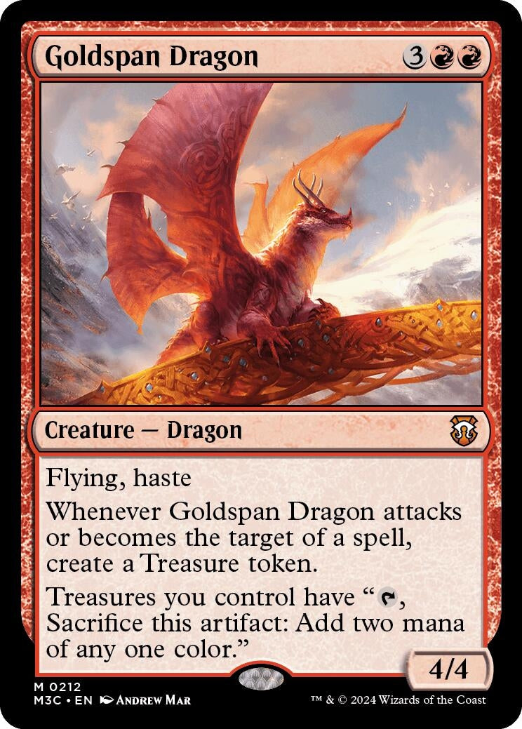 Goldspan Dragon (212) (Modern Horizons 3)