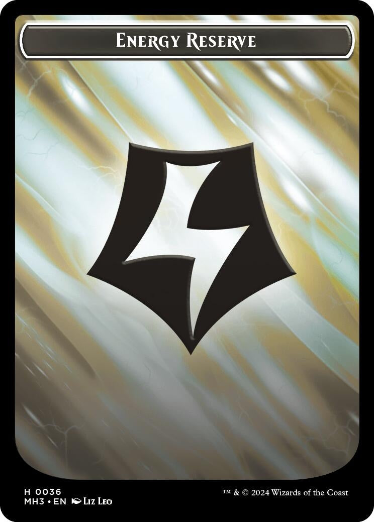 Image for Energy Reserve // Servo Double-Sided Token (0) (MH3) - Magic: The Gathering