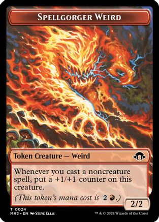 Spellgorger Weird Token (24) (MH3)