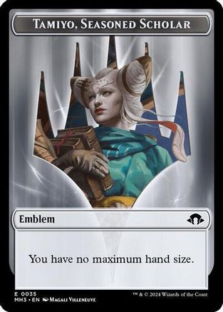 Emblem - Tamiyo, Seasoned Scholar (35) (MH3)