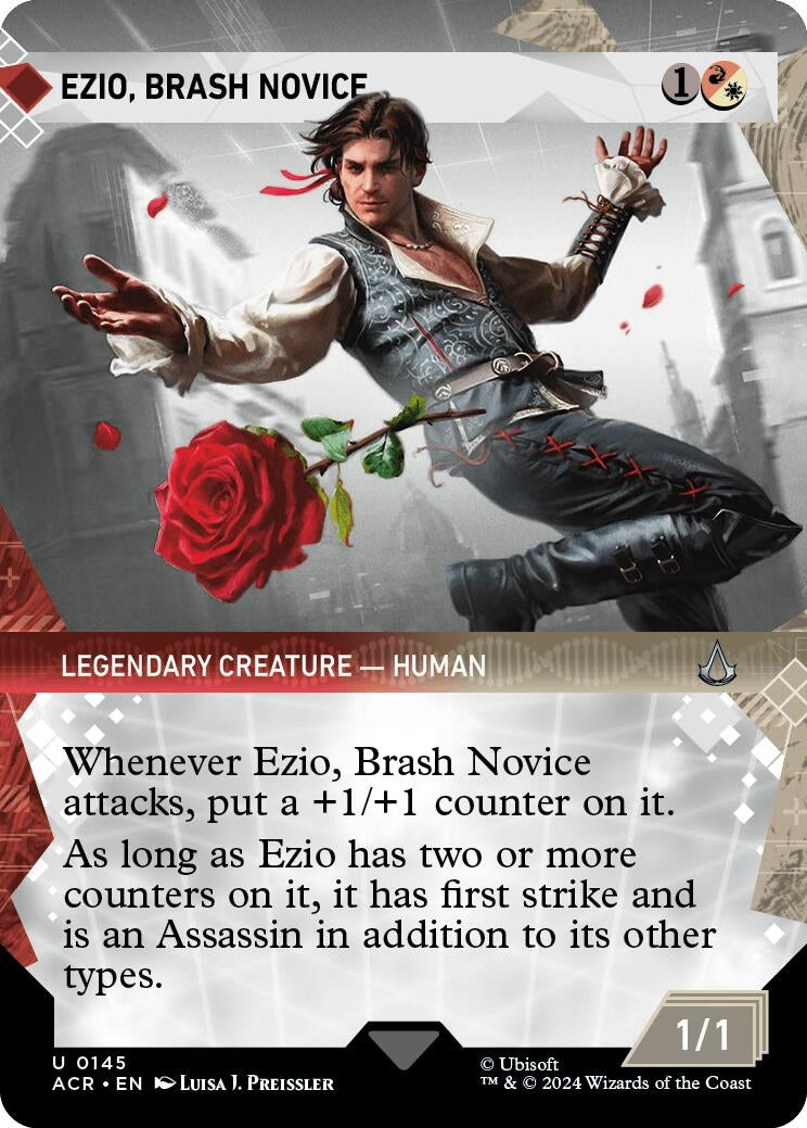 Image for Ezio, Brash Novice (Showcase) (145) (Universes Beyond: Assassin's Creed) - Magic: The Gathering