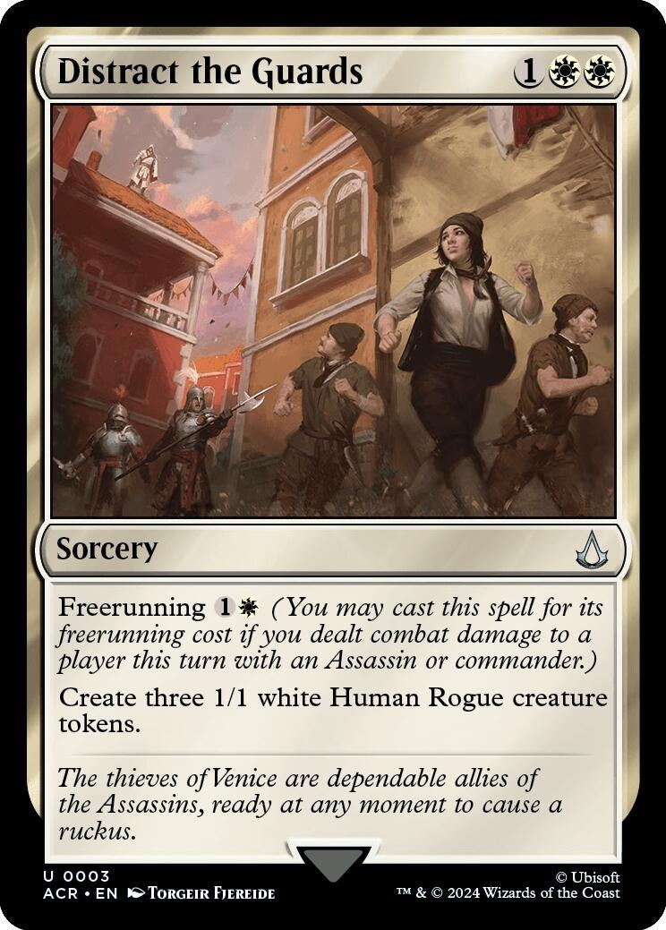 Image for Distract the Guards (3) (Universes Beyond: Assassin's Creed) - Magic: The Gathering