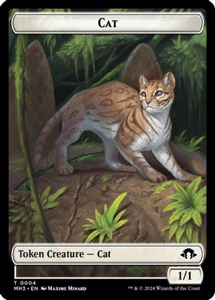 Cat // Energy Reserve Double-Sided Token (4 // 36) (MH3)