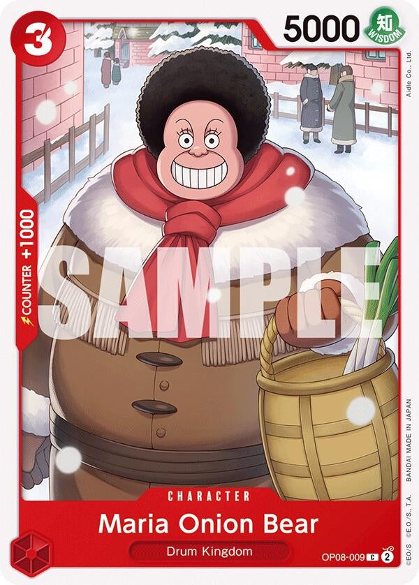 Image for Maria Onion Bear (OP08-009) (Two Legends) - One Piece Card Game