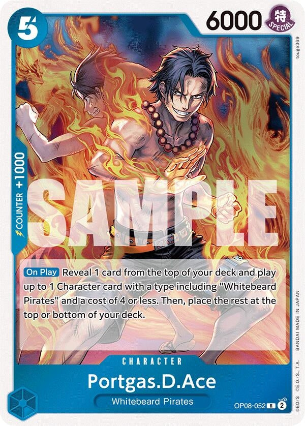 Image for Portgas.D.Ace (OP08-052) (Two Legends) - One Piece Card Game