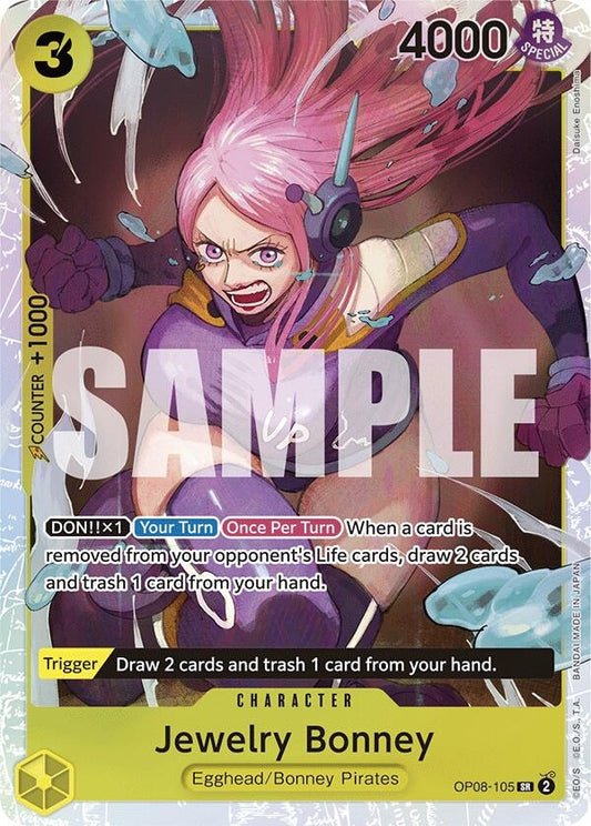 Image for Jewelry Bonney (OP08-105) (Two Legends) - One Piece Card Game