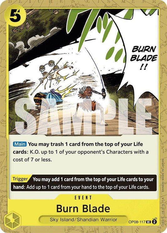 Burn Blade (OP08-117) (Two Legends)