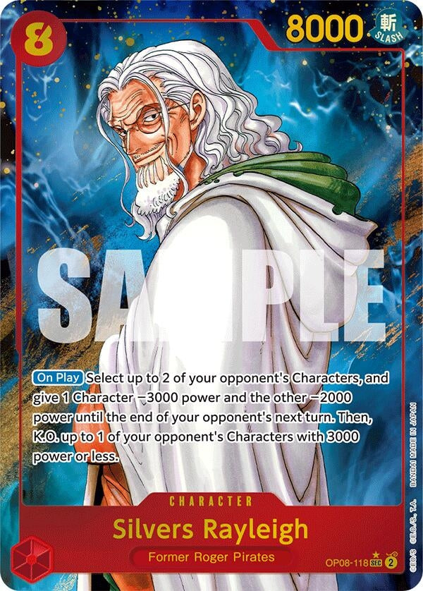 Silvers Rayleigh (Parallel) (OP08-118) (Two Legends)
