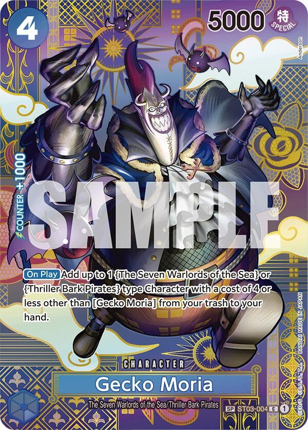 Image for Gecko Moria (SP) (ST03-004) (Two Legends) - One Piece Card Game