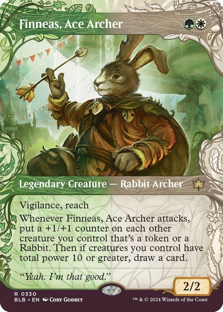 Image for Finneas, Ace Archer (Showcase) (330) (Bloomburrow) - Magic: The Gathering