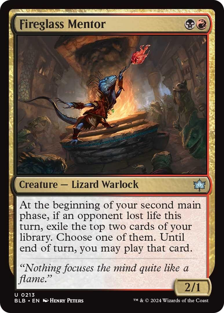 Image for Fireglass Mentor (213) (Bloomburrow) - Magic: The Gathering