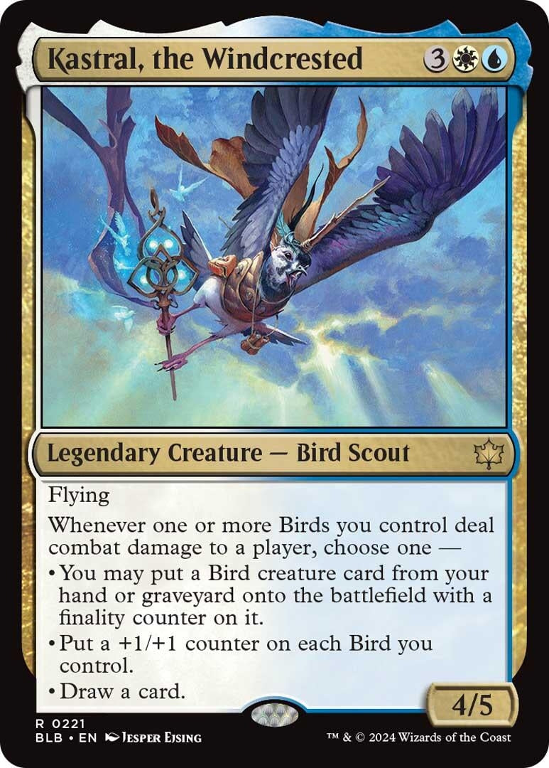 Image for Kastral, the Windcrested (221) (Bloomburrow) - Magic: The Gathering