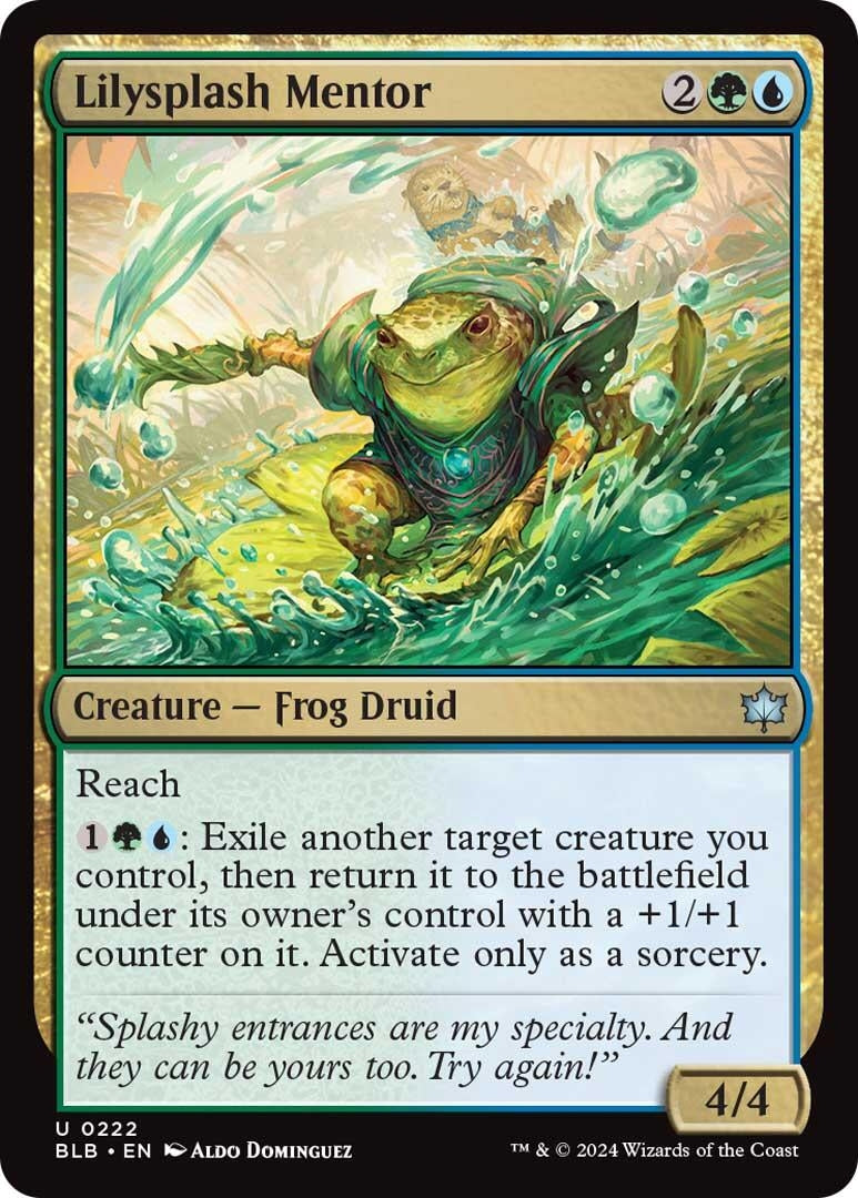 Image for Lilysplash Mentor (222) (Bloomburrow) - Magic: The Gathering