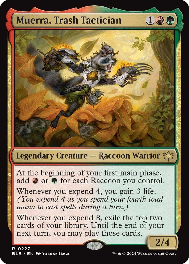 Image for Muerra, Trash Tactician (227) (Bloomburrow) - Magic: The Gathering