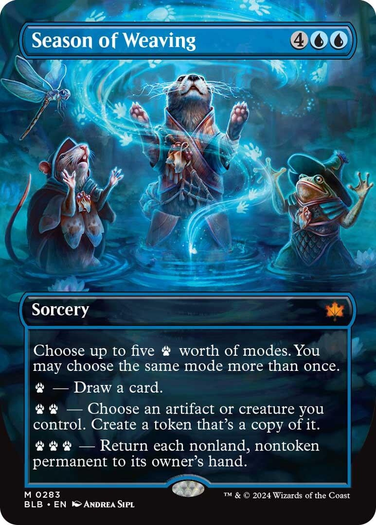 Image for Season of Weaving (Borderless) (283) (Bloomburrow) - Magic: The Gathering
