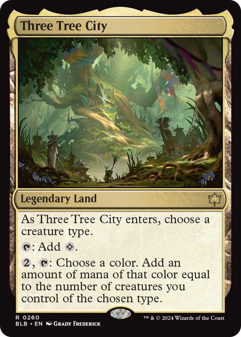 Image for Three Tree City (260) (Bloomburrow) - Magic: The Gathering
