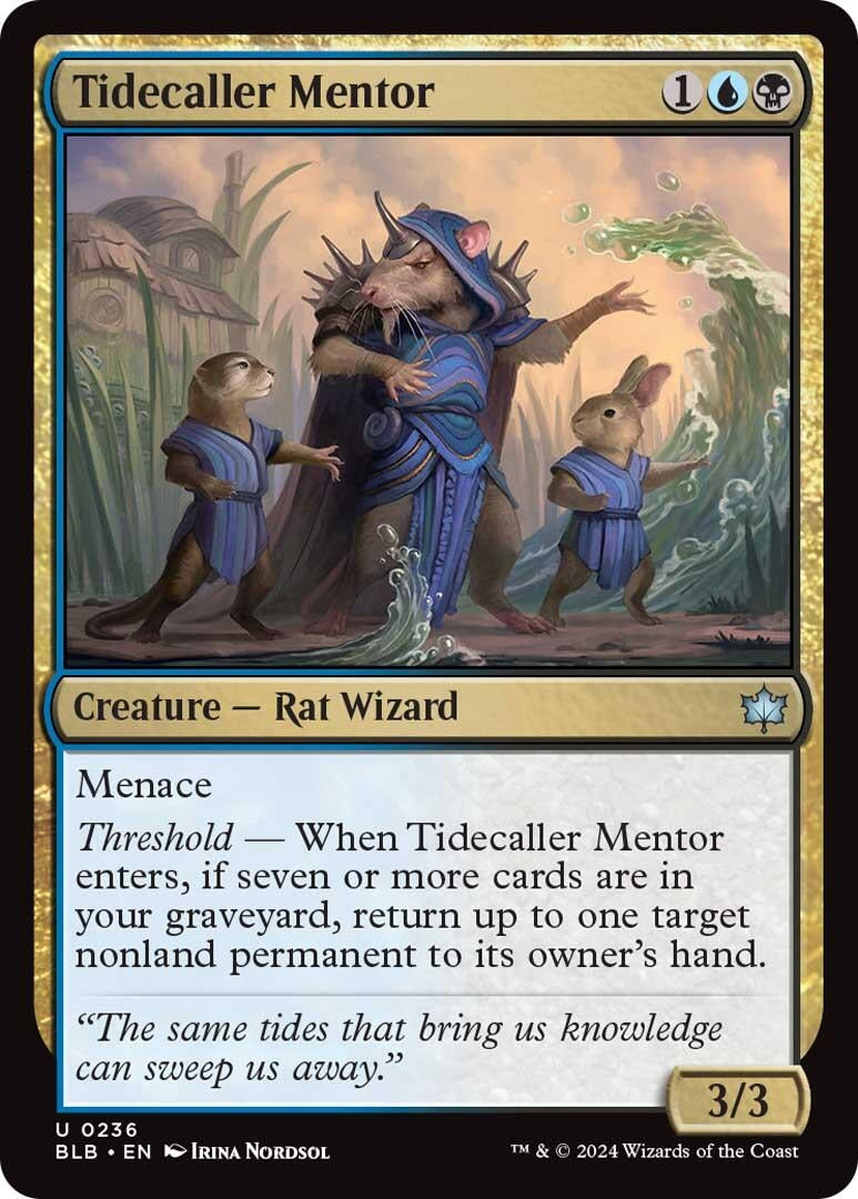 Image for Tidecaller Mentor (236) (Bloomburrow) - Magic: The Gathering