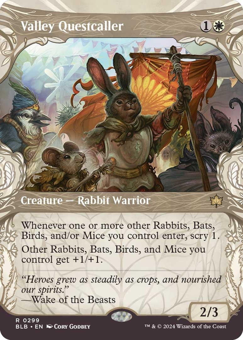 Image for Valley Questcaller (Showcase) (299) (Bloomburrow) - Magic: The Gathering
