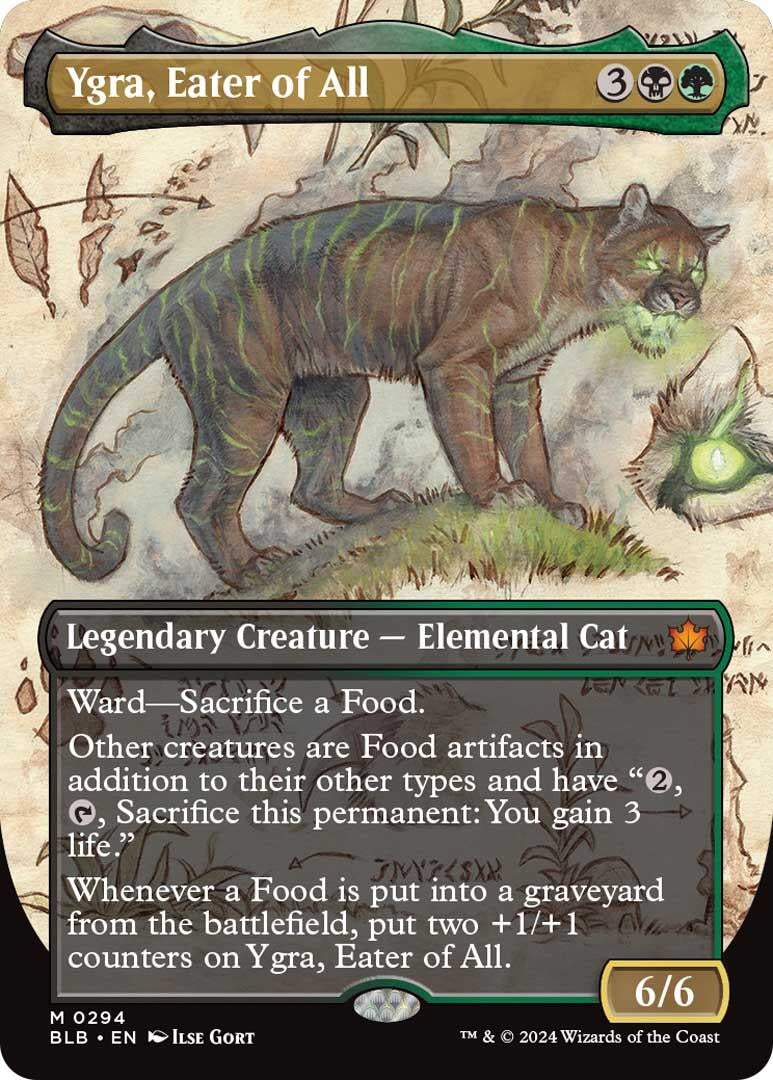Ygra, Eater of All (Borderless) (294) (Bloomburrow)