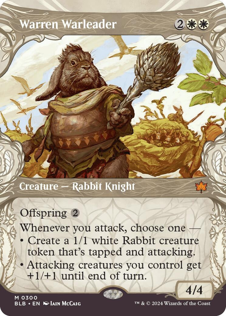 Warren Warleader (Showcase) (300) (Bloomburrow)