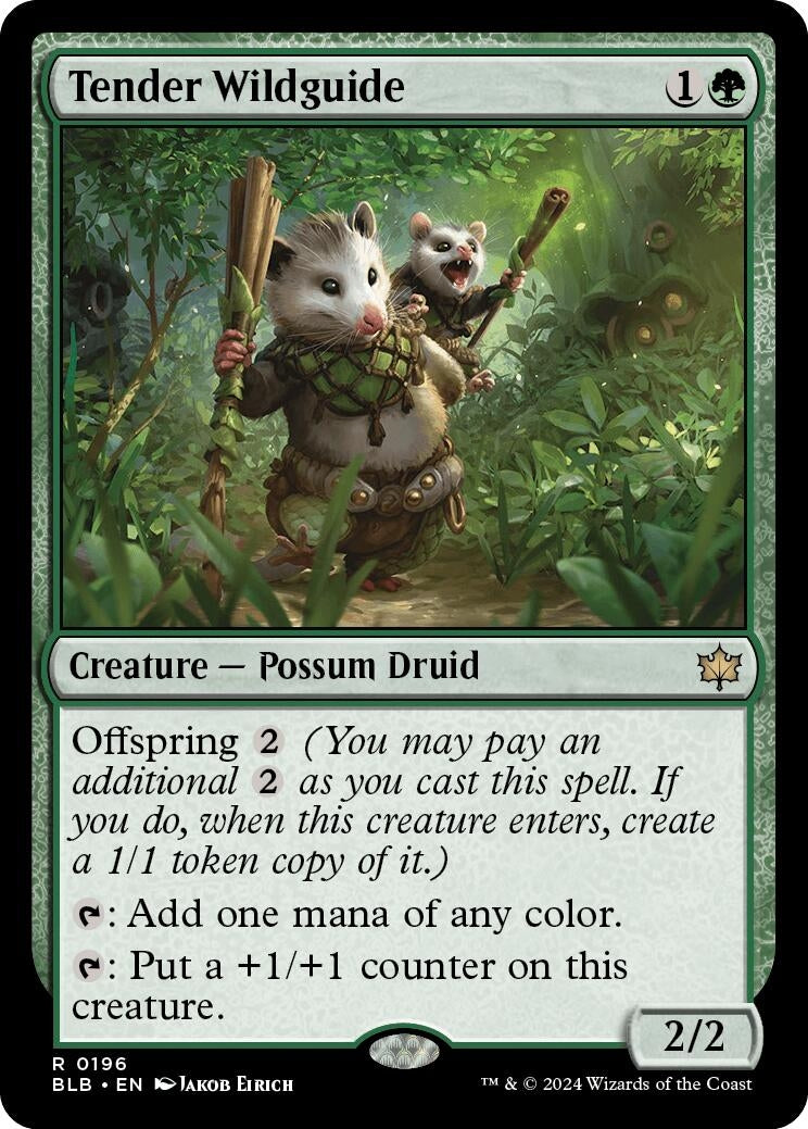 Image for Tender Wildguide (196) (Bloomburrow) - Magic: The Gathering
