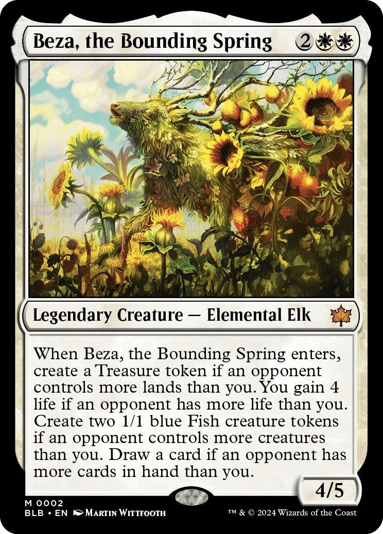 Image for Beza, the Bounding Spring (2) (Bloomburrow) - Magic: The Gathering