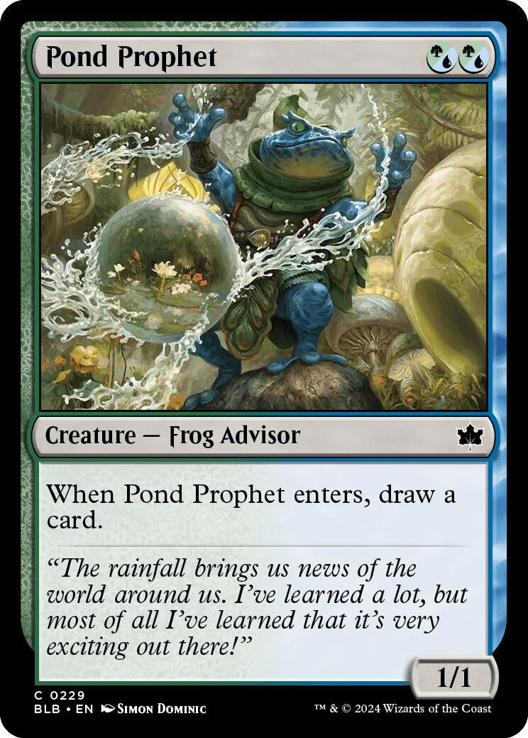Image for Pond Prophet (229) (Bloomburrow) - Magic: The Gathering