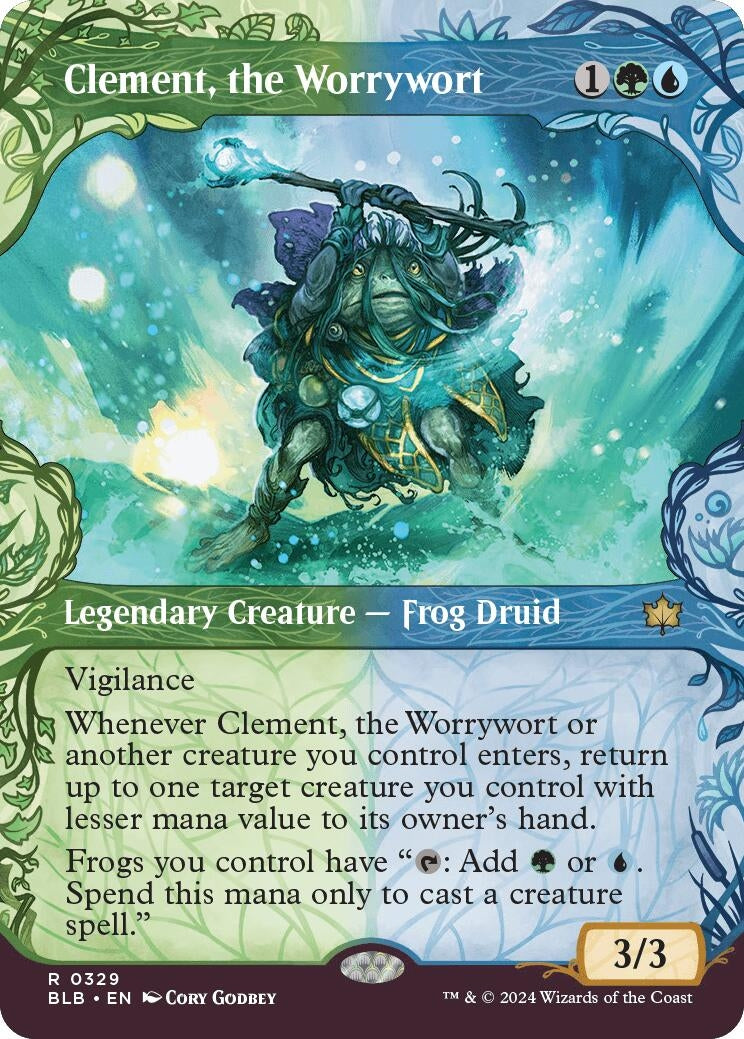 Image for Clement, the Worrywort (Showcase) (329) (Bloomburrow) - Magic: The Gathering