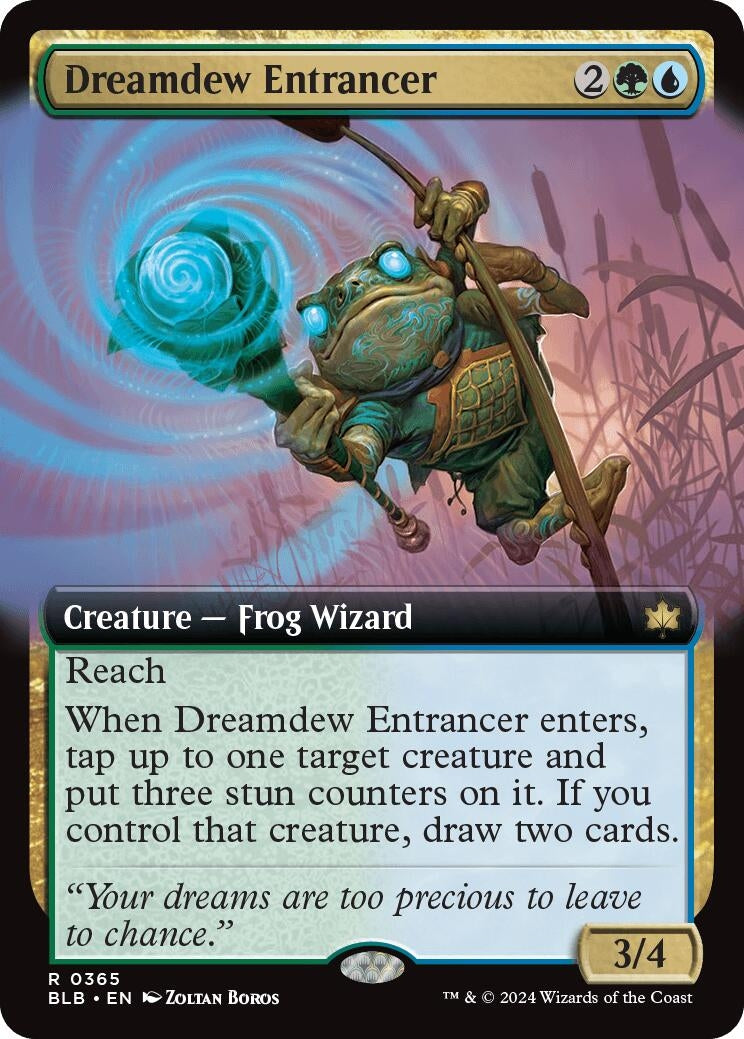 Image for Dreamdew Entrancer (Extended Art) (365) (Bloomburrow) - Magic: The Gathering