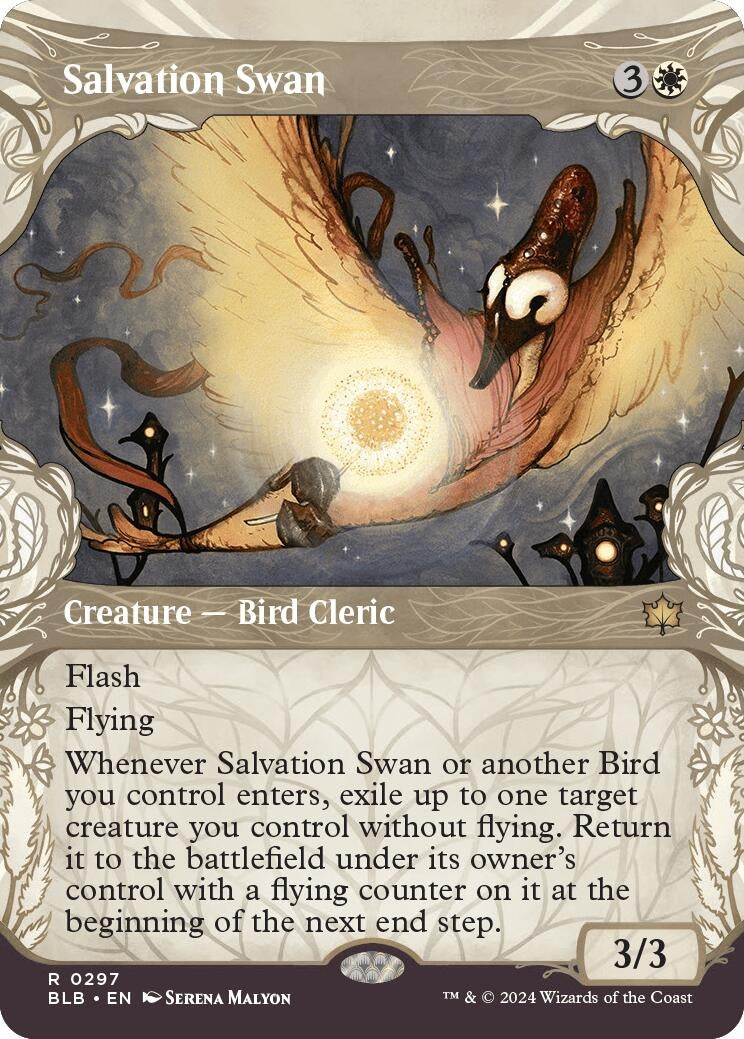 Salvation Swan (Showcase) (297) (Bloomburrow)