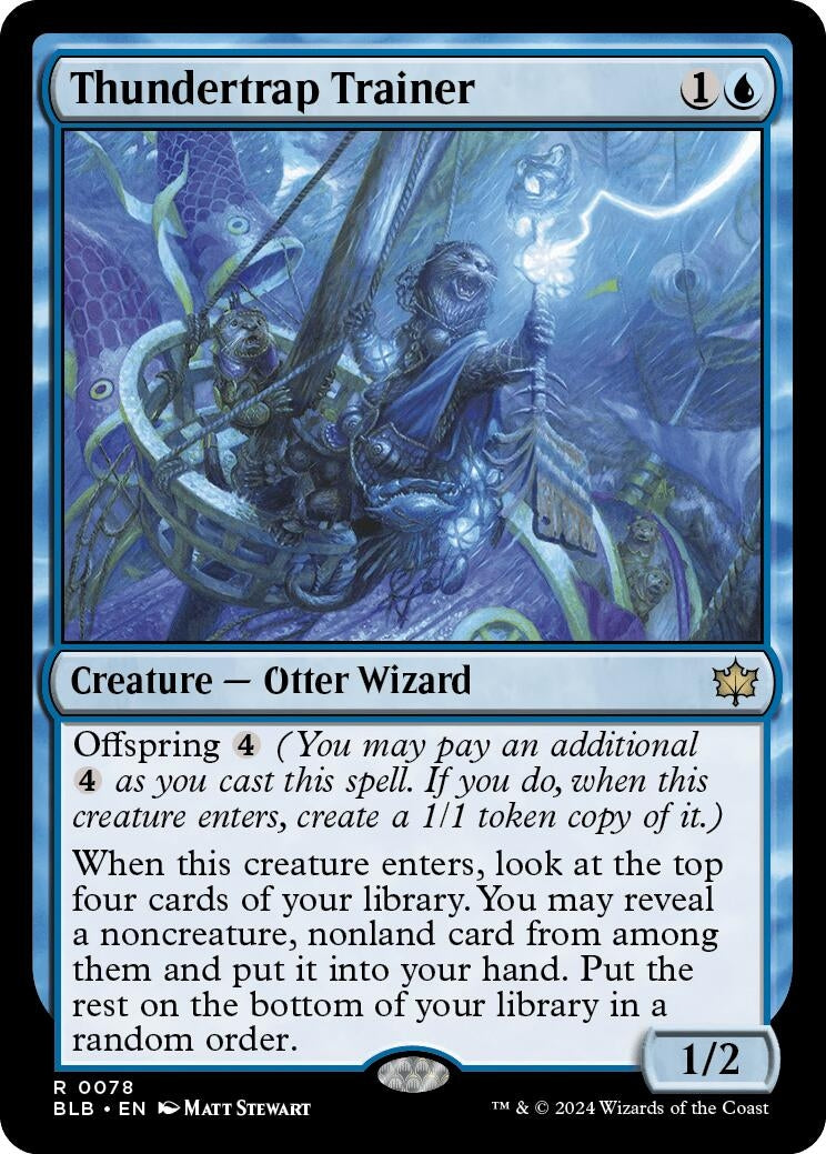 Image for Thundertrap Trainer (78) (Bloomburrow) - Magic: The Gathering