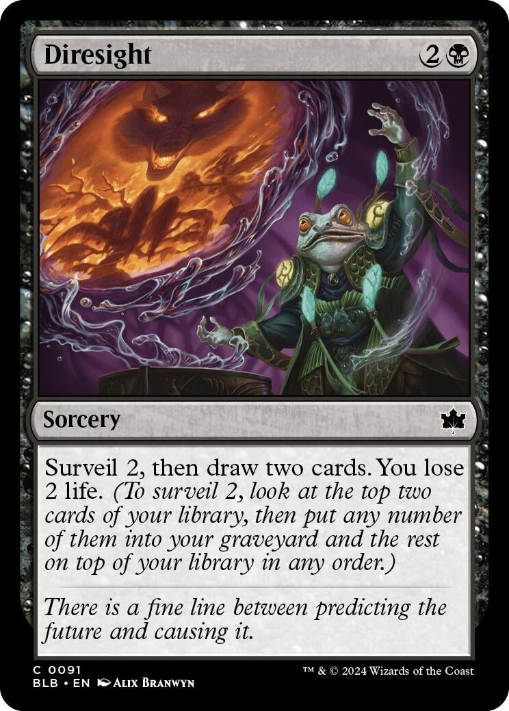 Diresight (91) (Bloomburrow) (BLB)