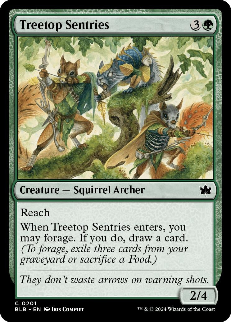 Treetop Sentries (201) (Bloomburrow)