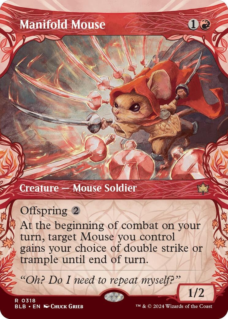 Image for Manifold Mouse (Showcase) (318) (Bloomburrow) - Magic: The Gathering