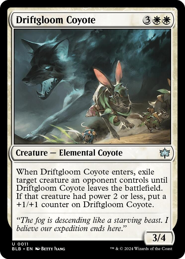 Driftgloom Coyote (11) (Bloomburrow)