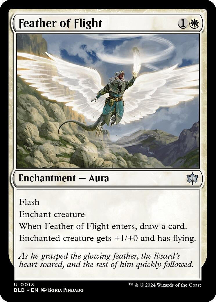 Image for Feather of Flight (13) (Bloomburrow) - Magic: The Gathering