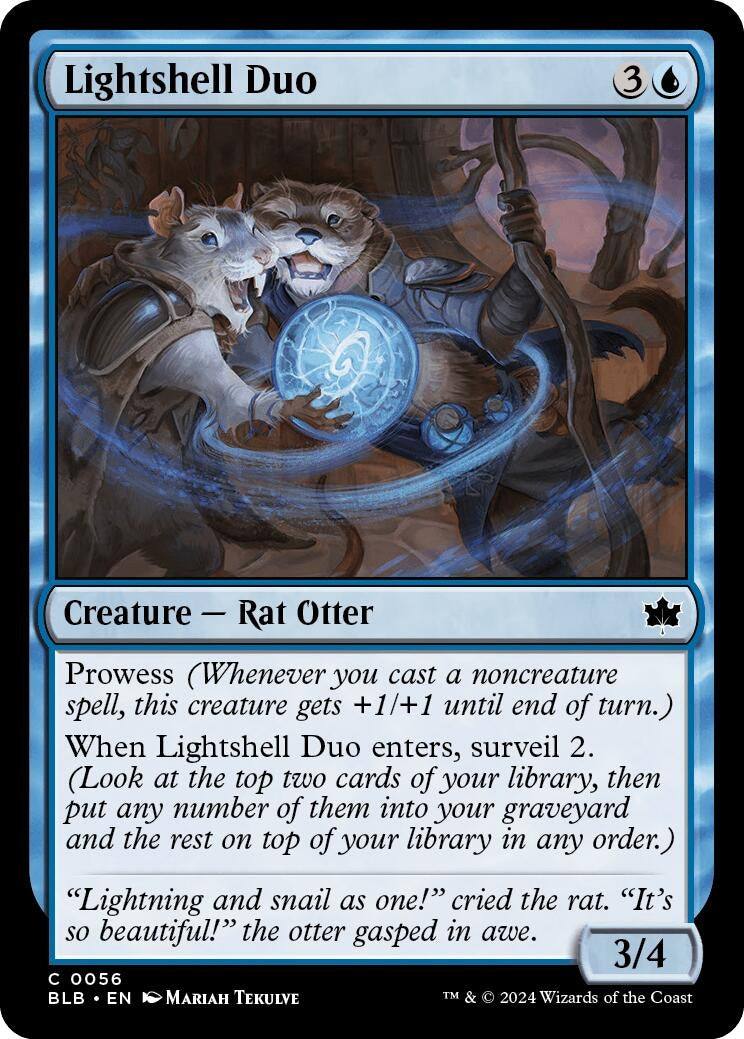 Image for Lightshell Duo (56) (Bloomburrow) - Magic: The Gathering