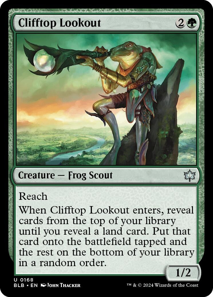 Image for Clifftop Lookout (168) (Bloomburrow) - Magic: The Gathering